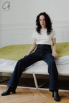 BASERANGE Navarro trousers Made in Portugal BAS-TRNA-CO-SP24-LAN Blue TRNA-CO-SP24